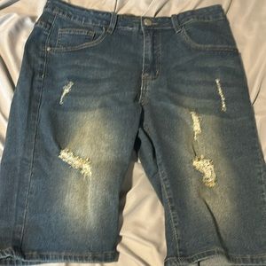 Blue Jean Shorts